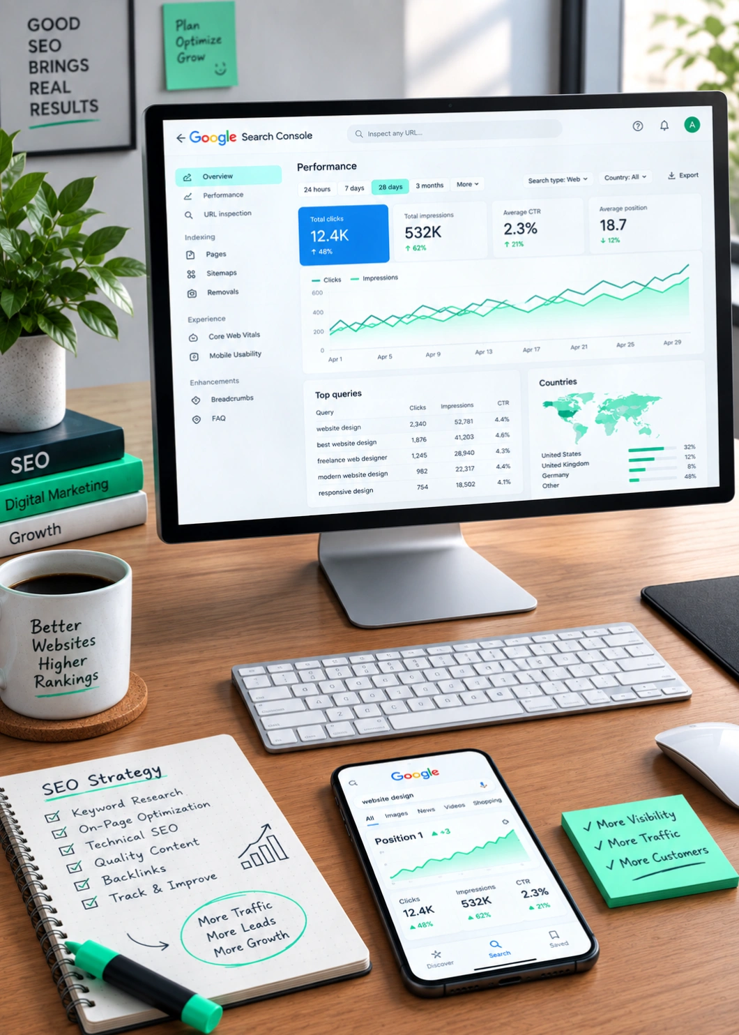 Google SEO results preview